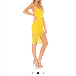 Lovers + Friends skylight dress in sunflower